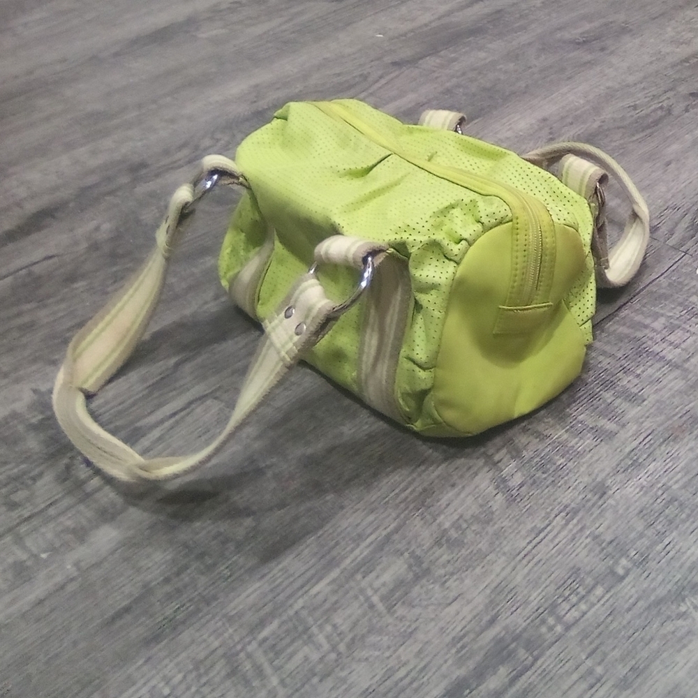 Wilson Leather lime green purse